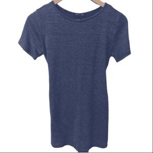 Dusky blue tie waist tunic